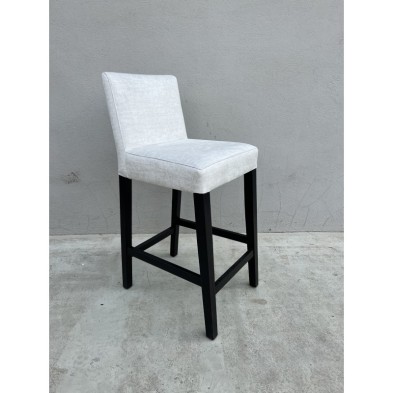 alt= Taburete de madera tapizado ALICANTE ref. 561