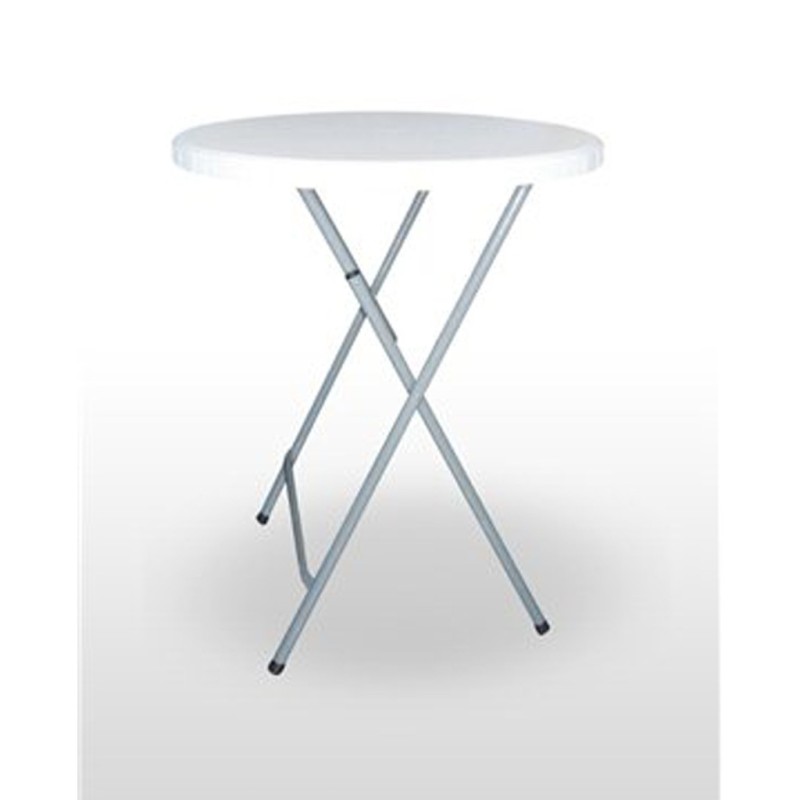 alt= Mesa Alta Redonda Catering 80x110