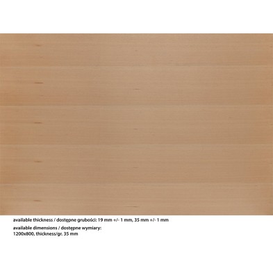 Tablero de Haya chapado