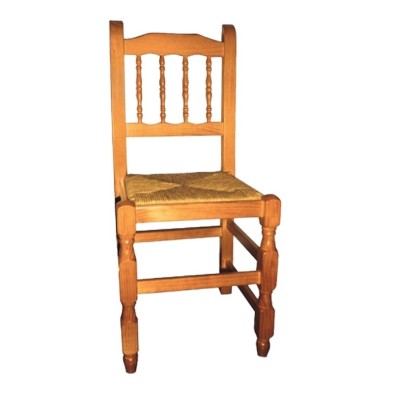 alt= silla de madera BOLILLOS ref. 120