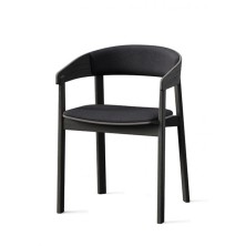 Sillón Nord Haya con asiento tapizado