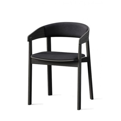 Sillón Nord Haya con asiento tapizado
