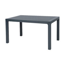 alt= Mesa rattan TORRENTE 140x80
