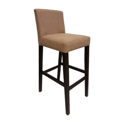 alt= Taburete de madera tapizado ALICANTE ref. 561
